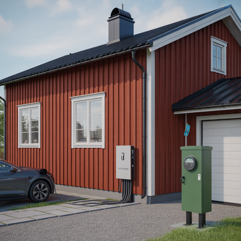 laddbox hemma regler effektval och installationskostnad